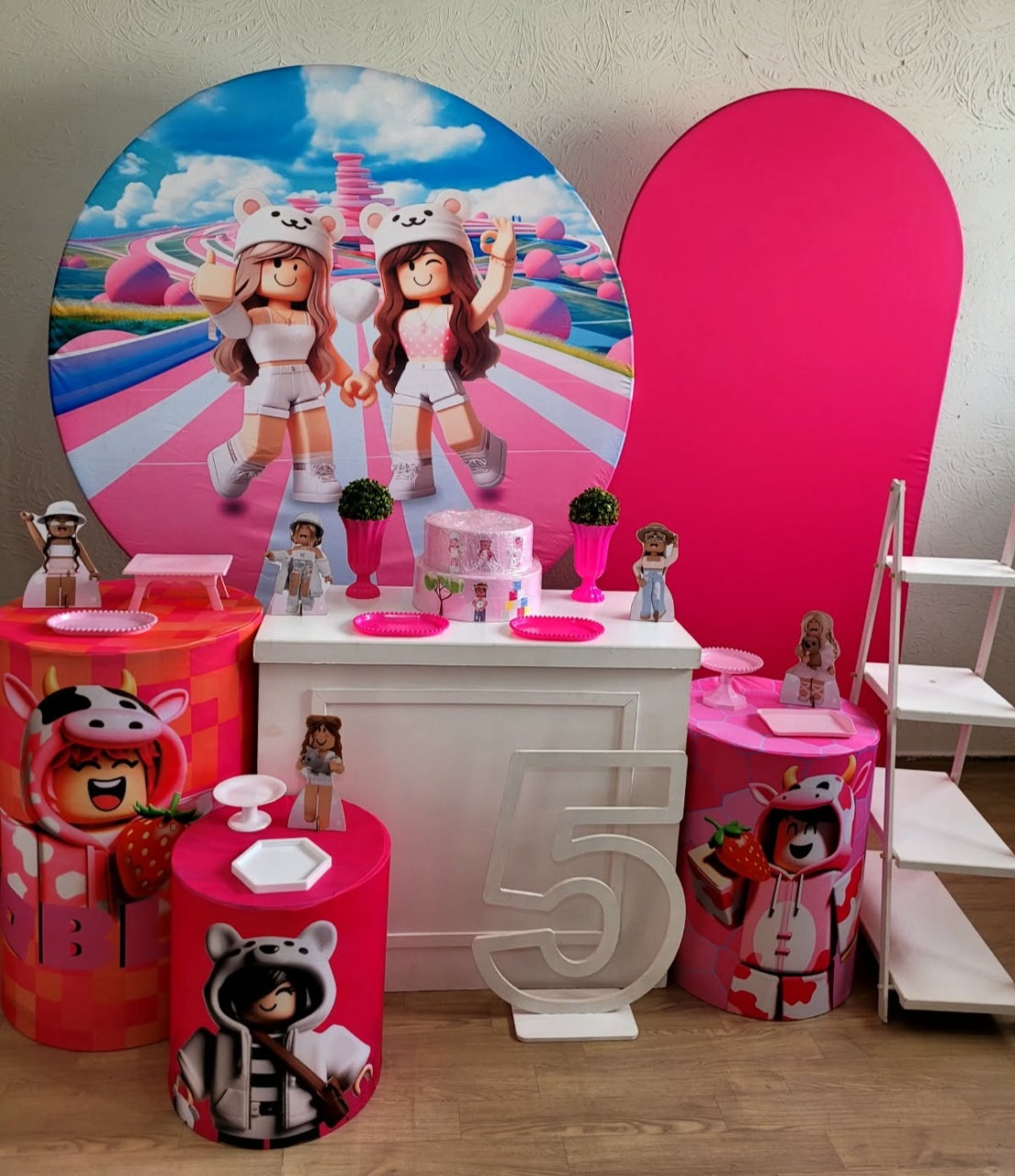 Roblox Rosa Kit Diamante  - Ph Pegue e Monte