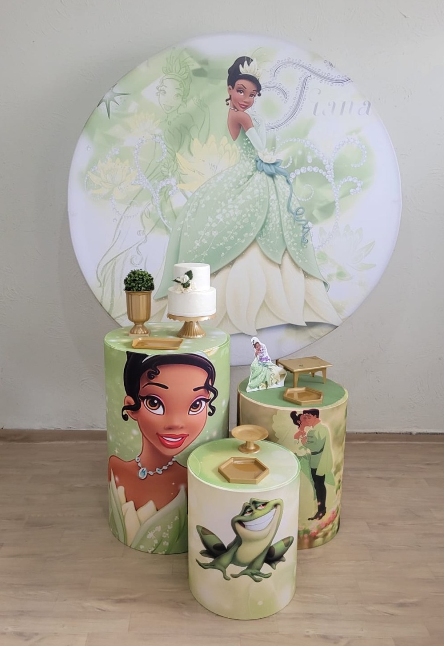 Princesa Tiana Kit Prata - Ph Pegue e Monte