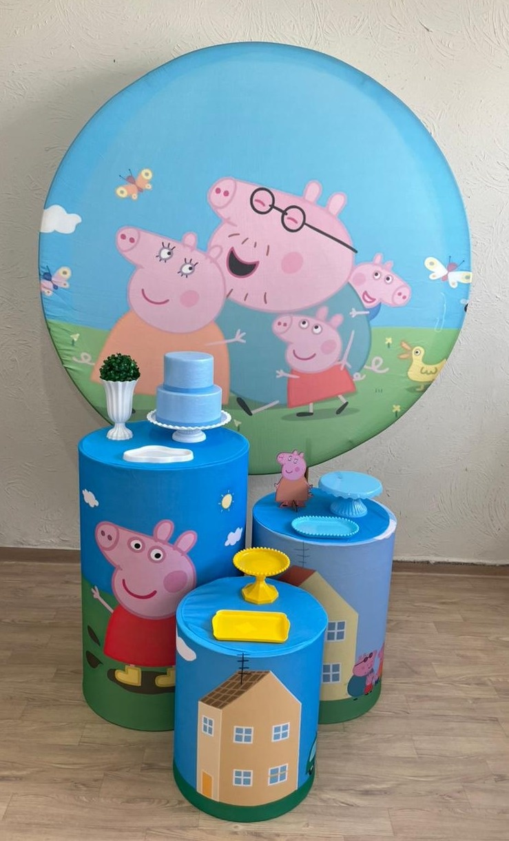 Peppa Pig Kit Prata - Ph Pegue e Monte