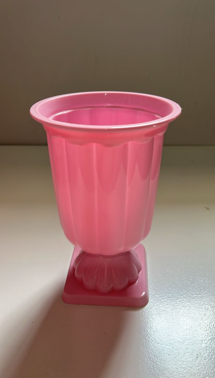 Vaso Grego Rosa Bebe - Ph Pegue e Monte