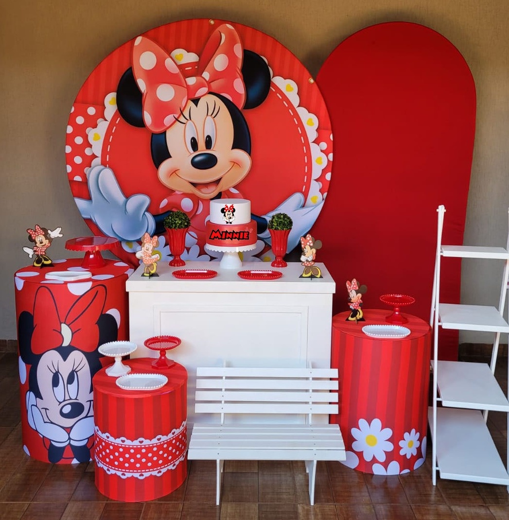 Minnie Vermelha Kit Diamante  - Ph Pegue e Monte