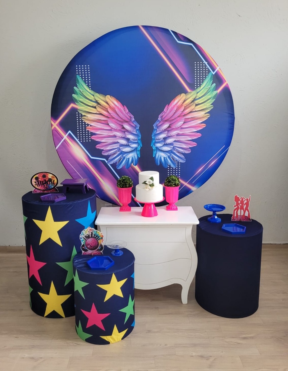 Asas Neon Kit Ouro - Ph Pegue e Monte