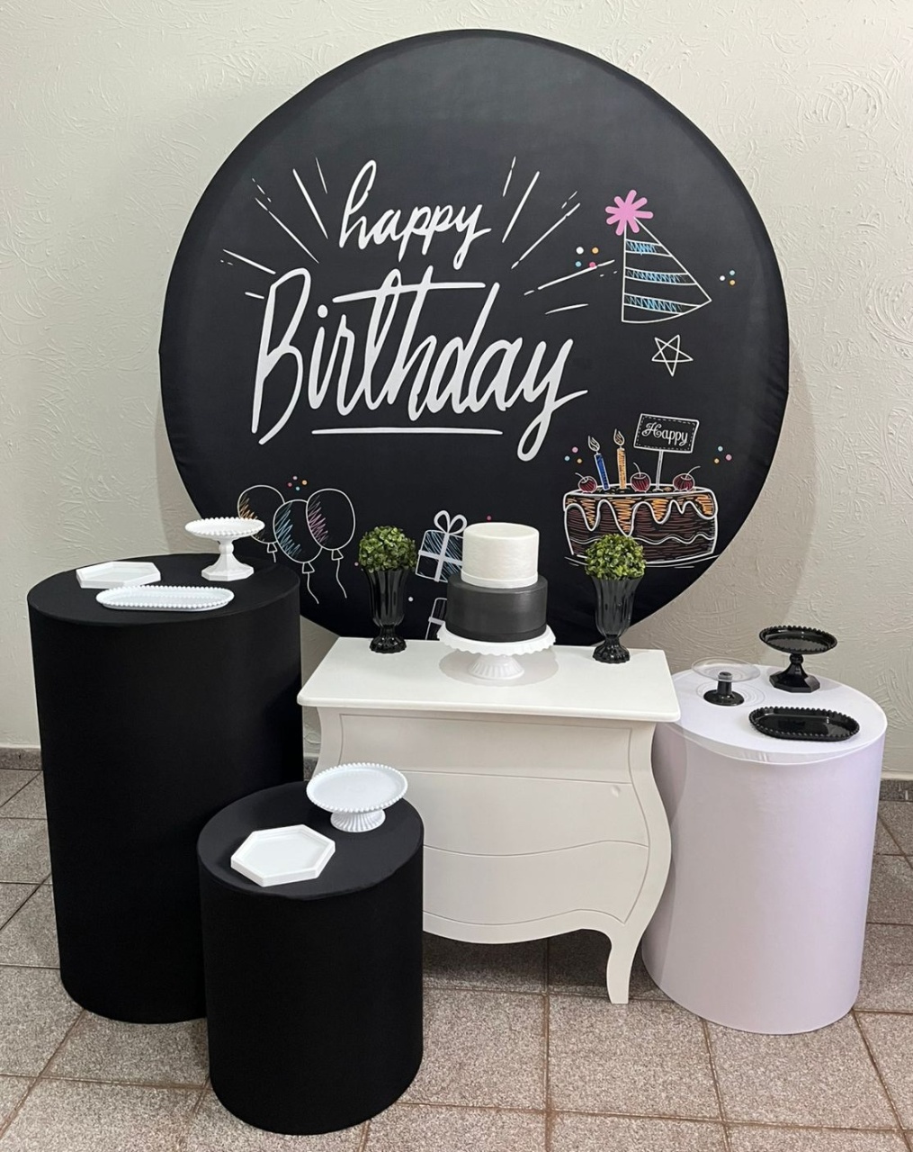 Happy Birthday Kit Ouro  - Ph Pegue e Monte