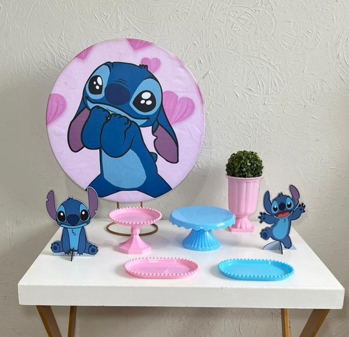 Stitch Coração Mini Kit  - Ph Pegue e Monte