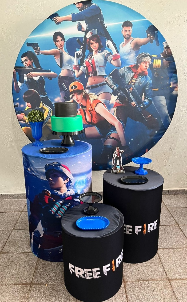 Kit Prata Free Fire - Ph Pegue e Monte