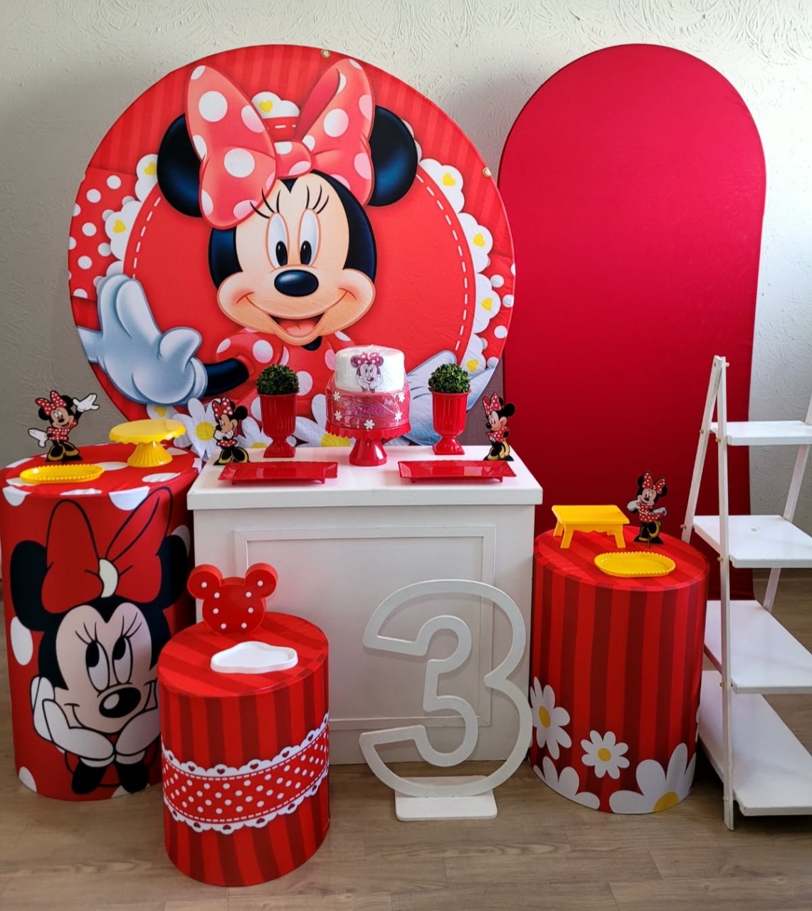 Minnie Vermelha Kit Diamante  - Ph Pegue e Monte