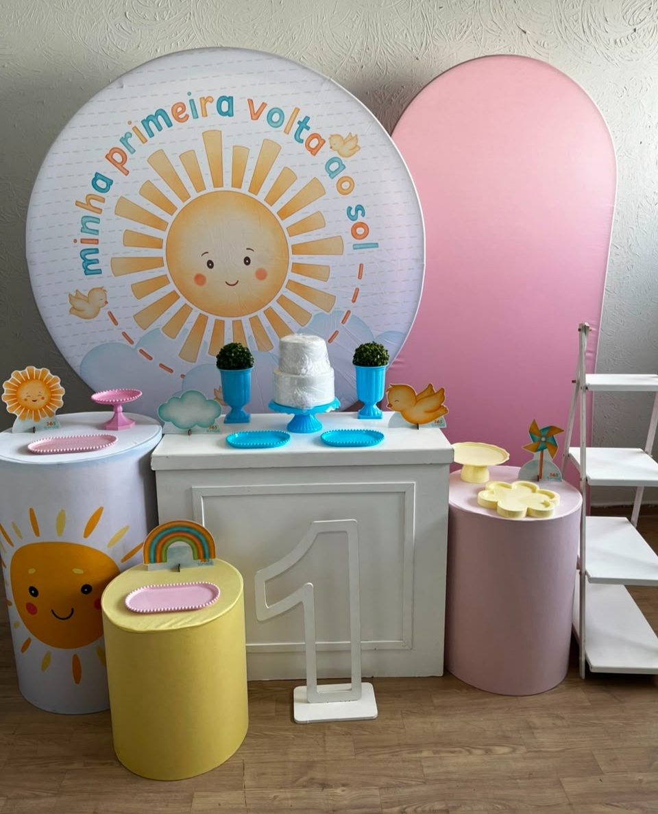 Minha Primeira Volta Ao Sol Kit Diamante (Rosa Bebe) - Ph Pegue e Monte
