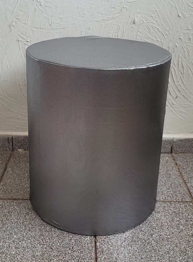 Capa Cilindro P Prata Metalisada - Ph Pegue e Monte