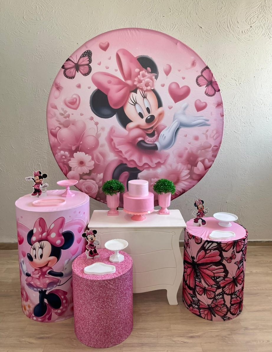 Minnie Rosa Kit Ouro - Ph Pegue e Monte