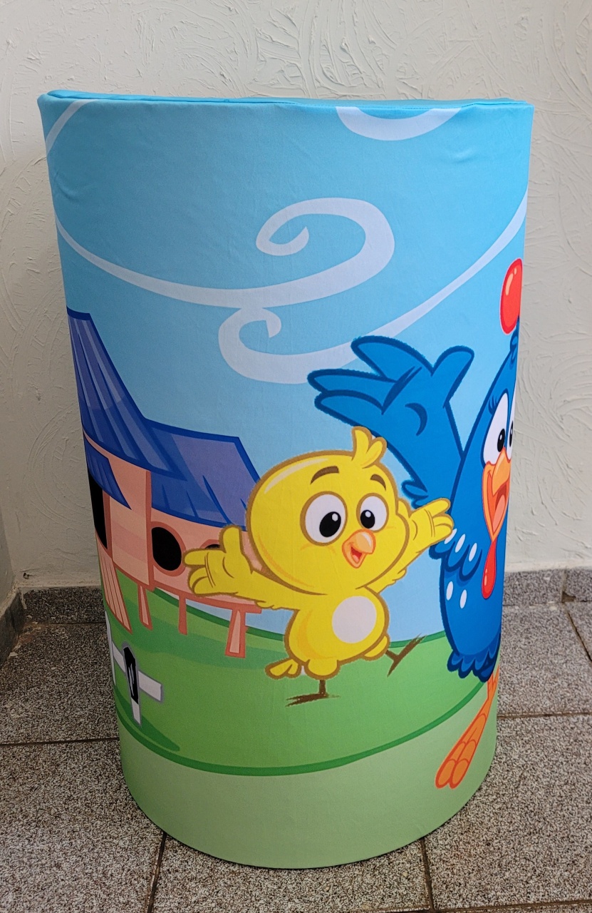 Capa Cilindro G Galinha Pintadinha - Ph Pegue e Monte