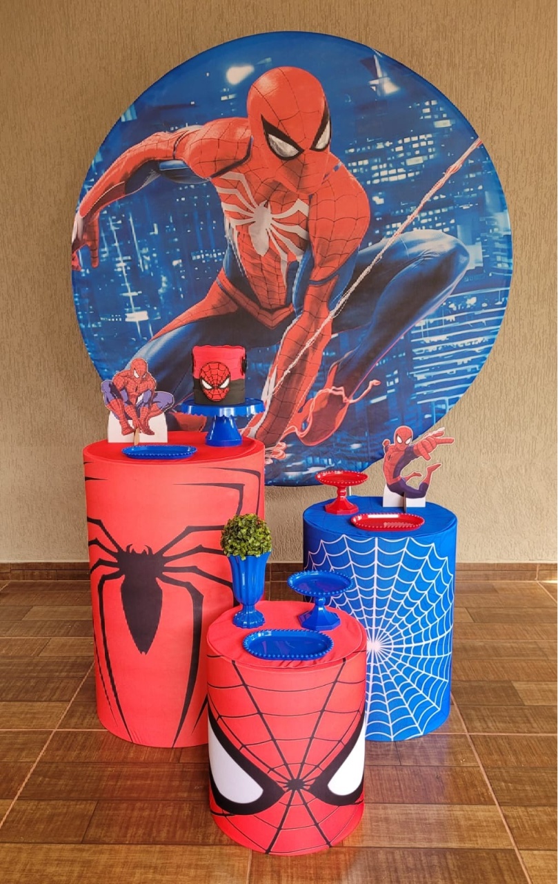Homem Aranha Kit Prata  - Ph Pegue e Monte