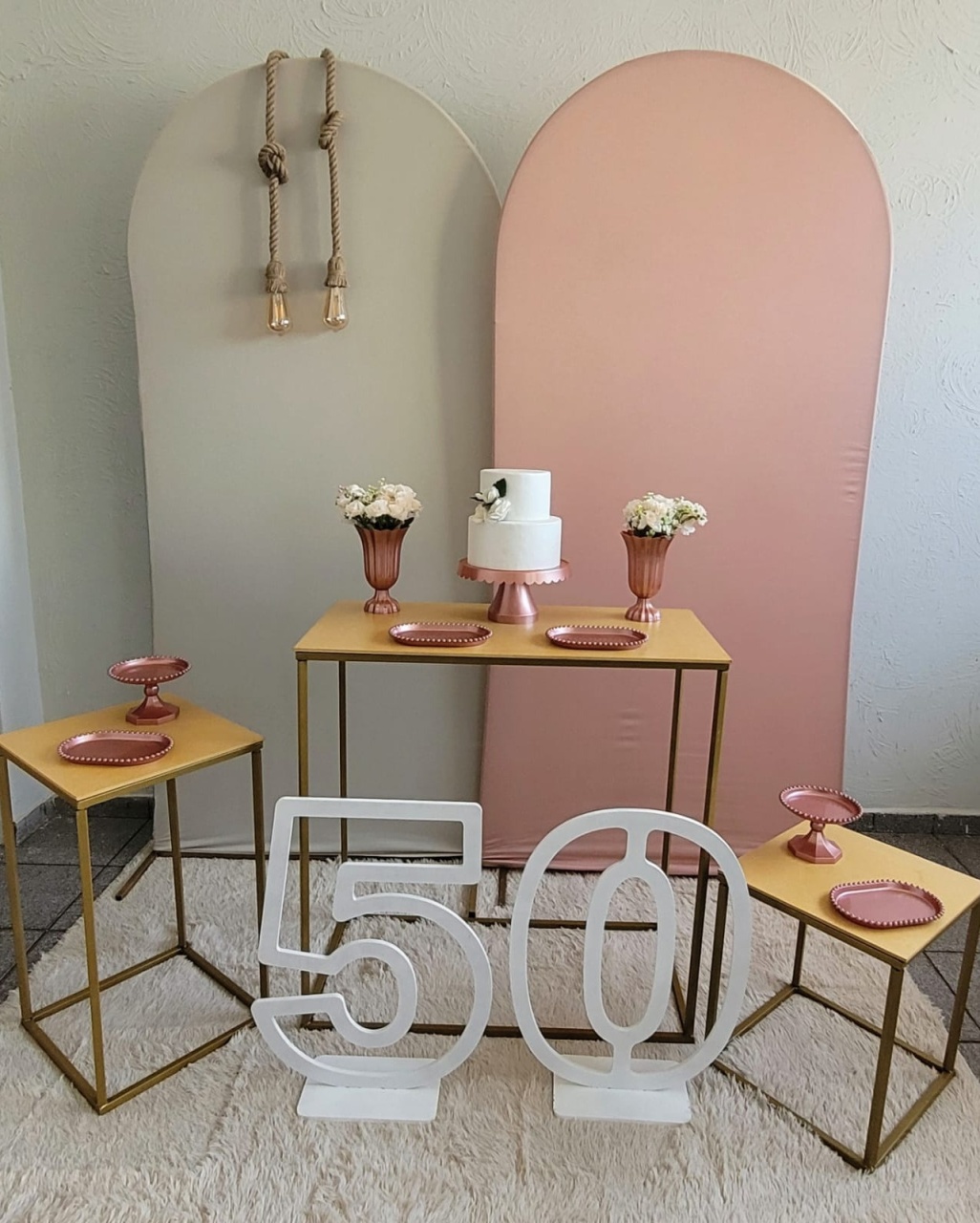 Decoração Rose E Nude 5 - Ph Pegue e Monte