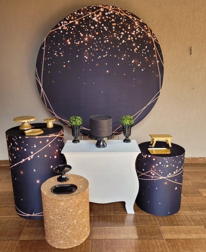 Preto/Dourado Kit Ouro  - Ph Pegue e Monte