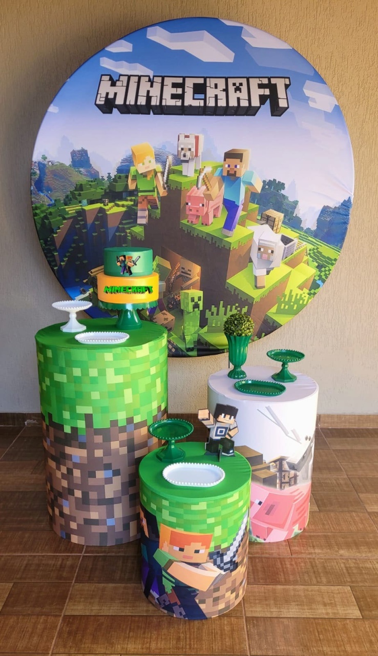 Minecraft Kit Prata  - Ph Pegue e Monte