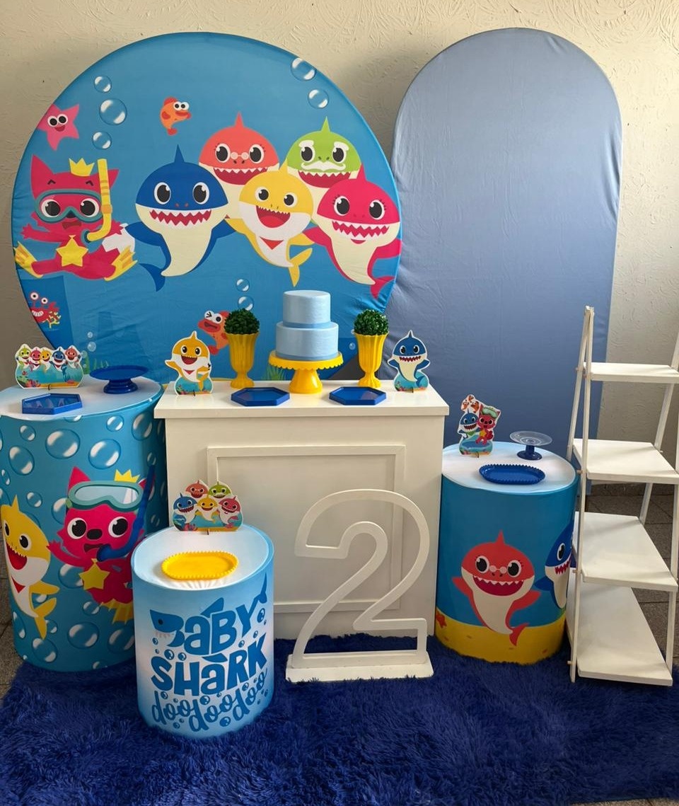 Baby Shark Kit Diamante (Com Tapete) - Ph Pegue e Monte
