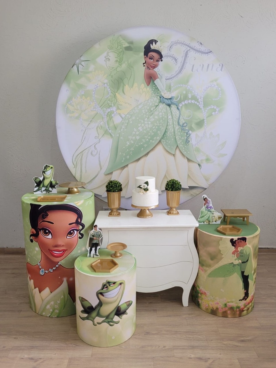Princesa Tiana Kit Ouro - Ph Pegue e Monte