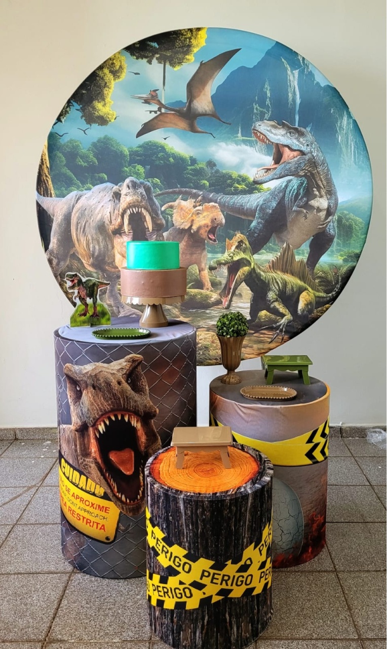 Dinossauro Kit Prata  - Ph Pegue e Monte