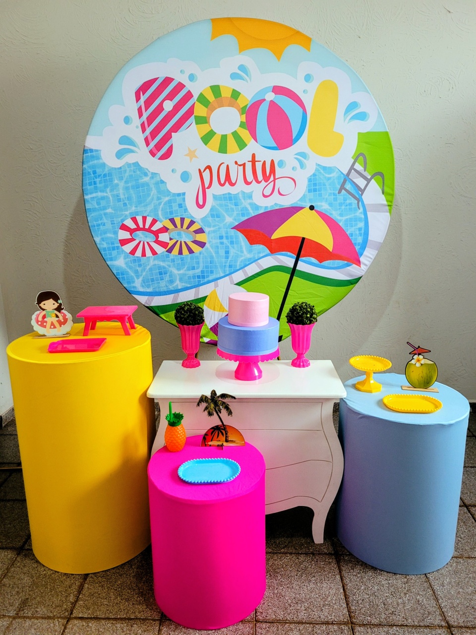 Pool Party Kit Ouro  - Ph Pegue e Monte
