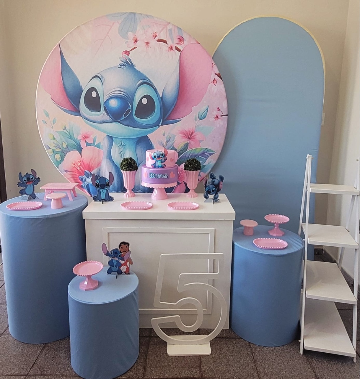 Stitch Azul Kit Diamante  - Ph Pegue e Monte
