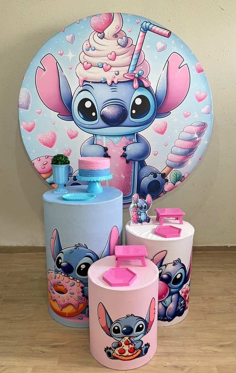 Stitch Sorvete Kit Prata  - Ph Pegue e Monte