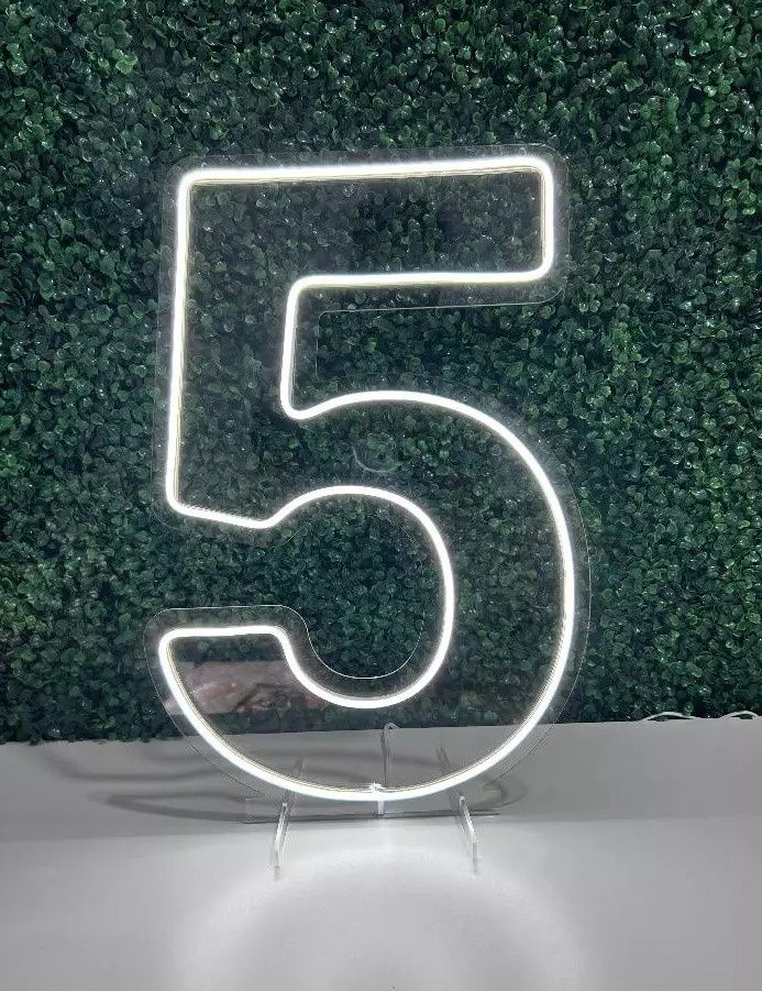 Numero 5 Led - Ph Pegue e Monte