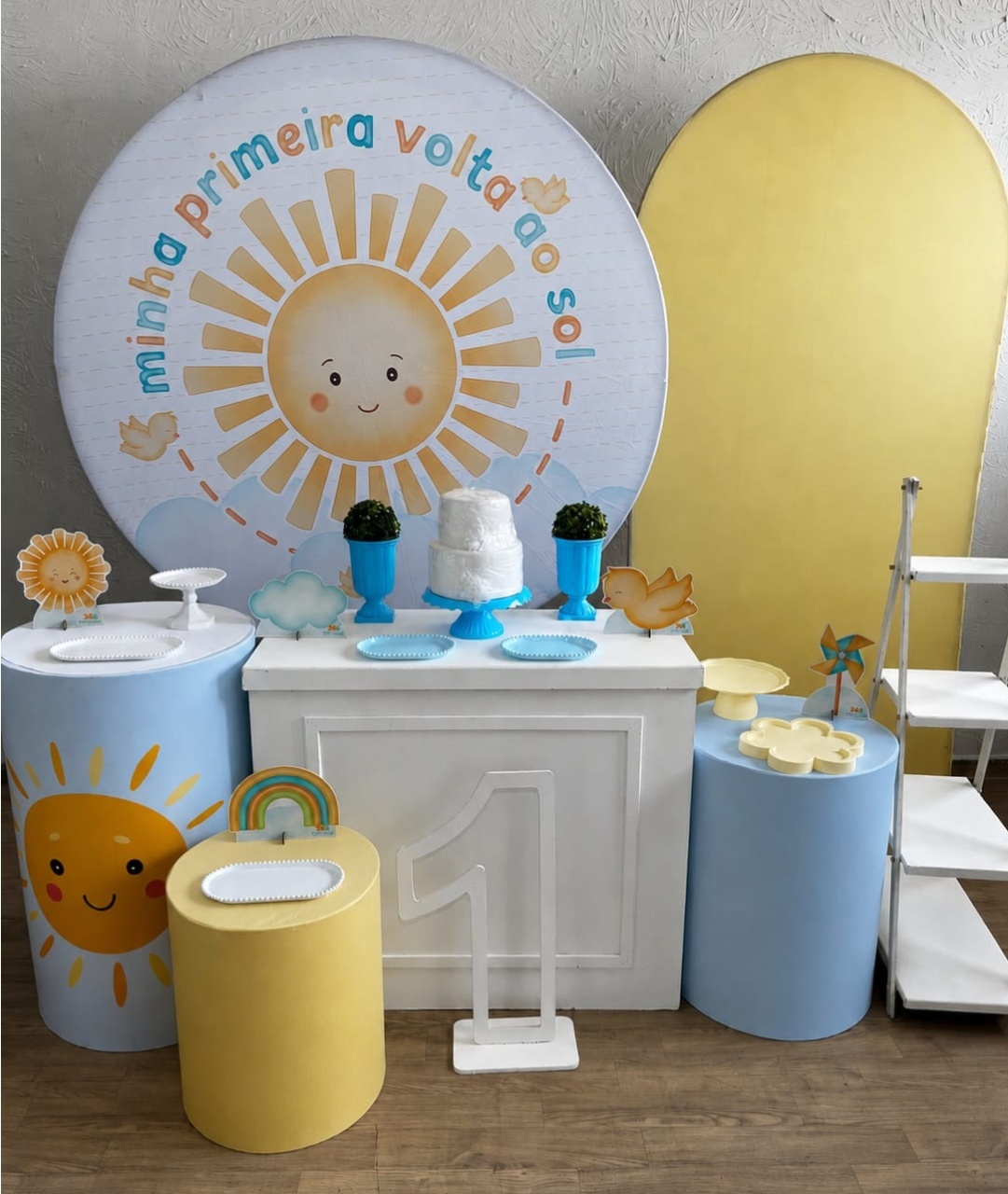Minha Primeira Volta Ao Sol Kit Diamante (Azul Bebe) - Ph Pegue e Monte