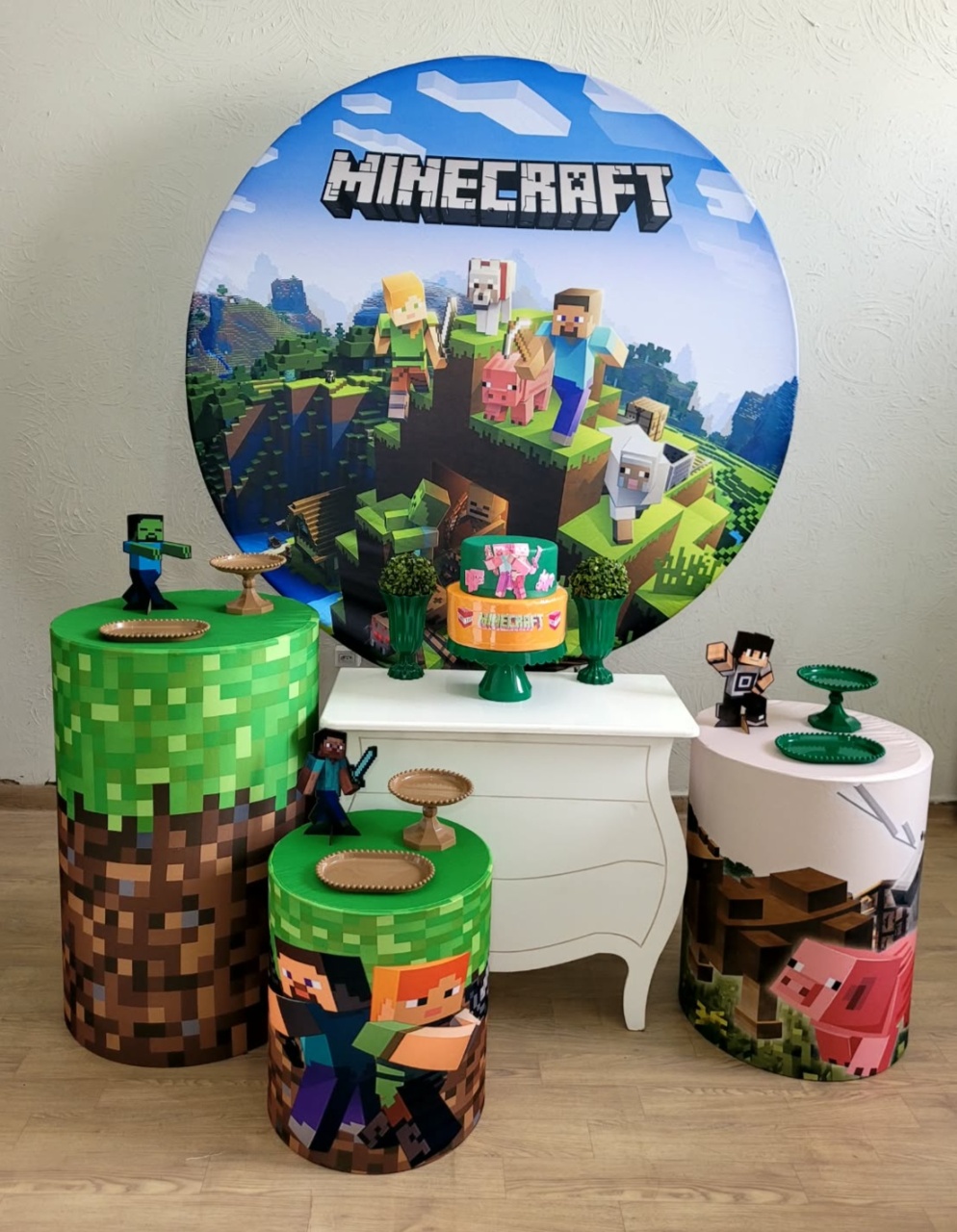 Minecraft Kit Ouro - Ph Pegue e Monte