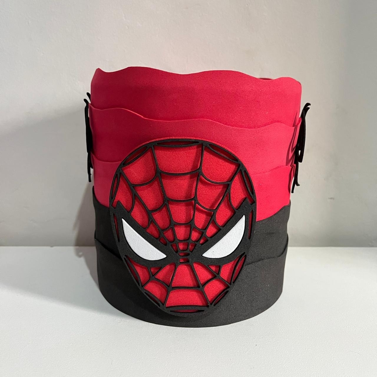 Bolo Homem Aranha Liso Mini - Ph Pegue e Monte