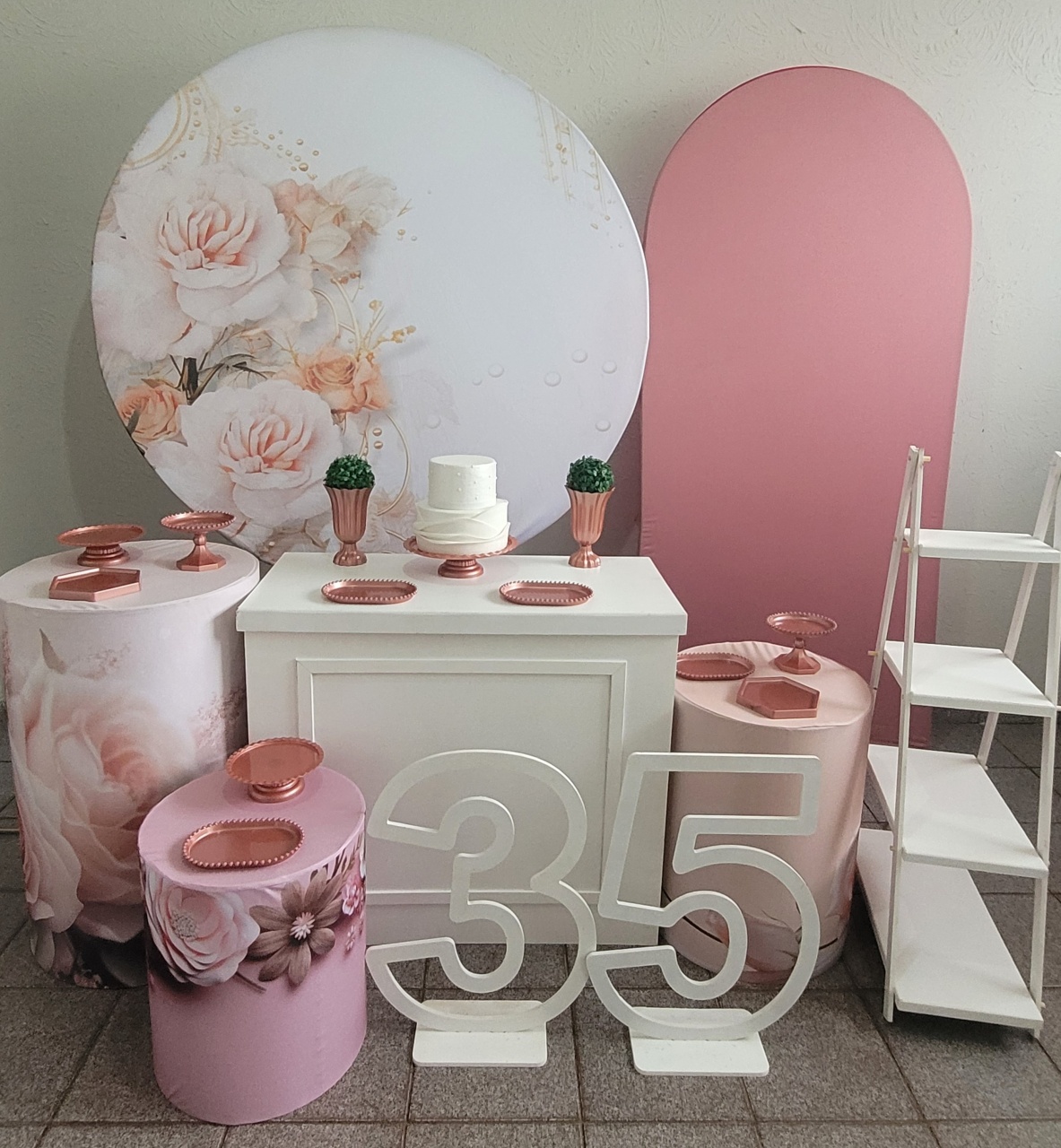 Floral Rose Kit Diamante - Ph Pegue e Monte