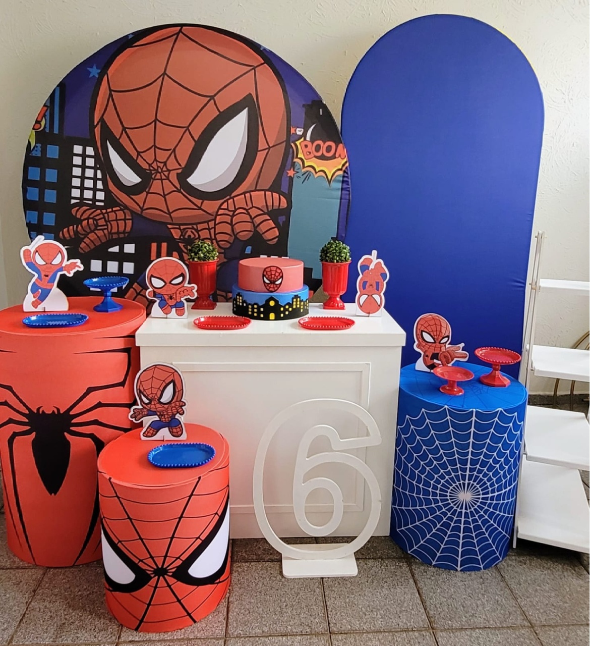 Homem Aranha Baby Kit Diamante  - Ph Pegue e Monte