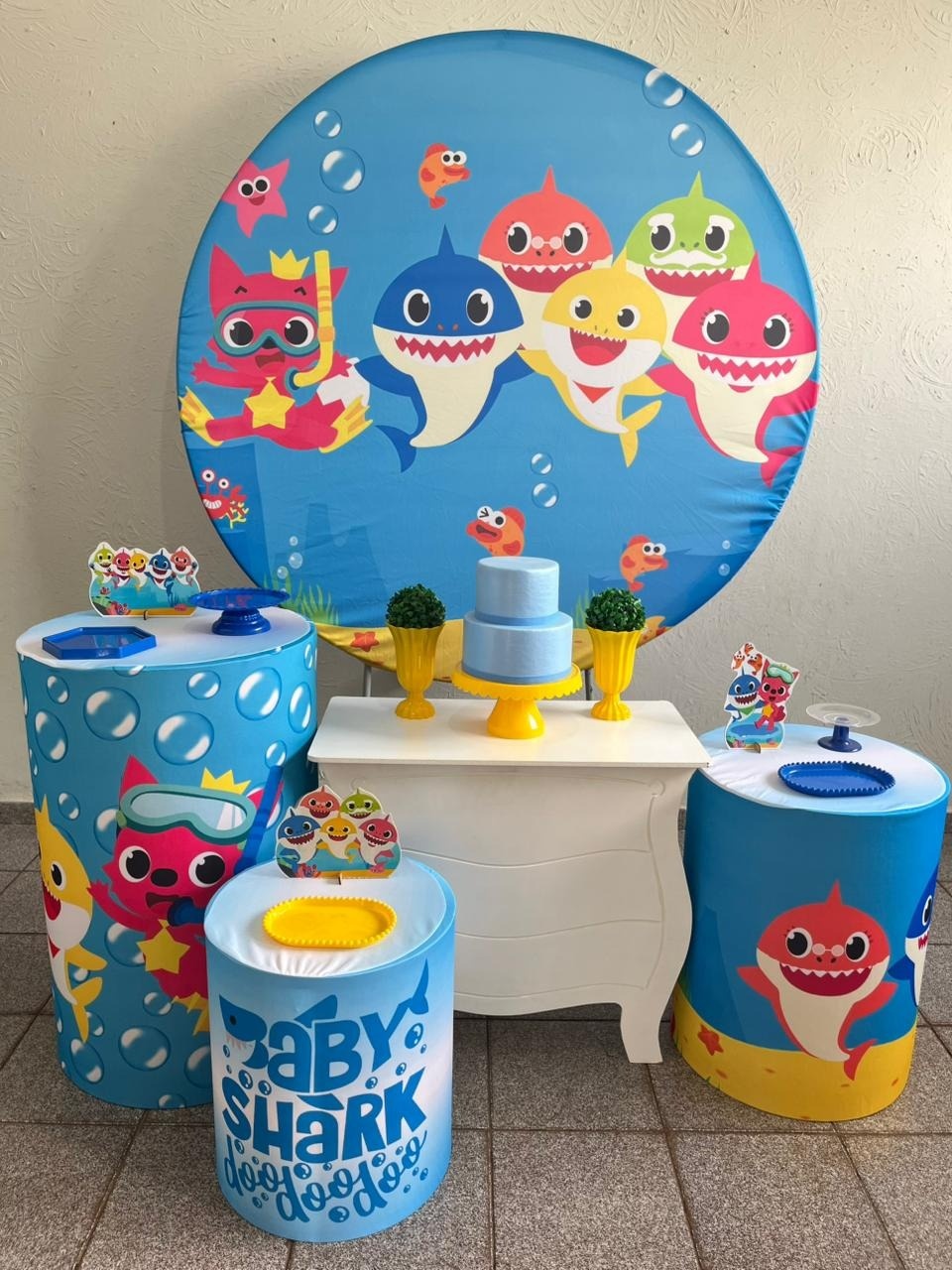Baby Shark Kit Ouro - Ph Pegue e Monte