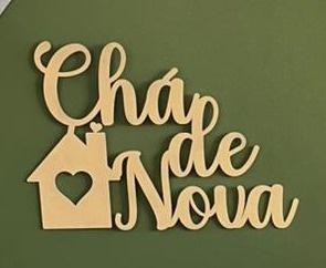 Placa Chá de Casa Nova - Ph Pegue e Monte