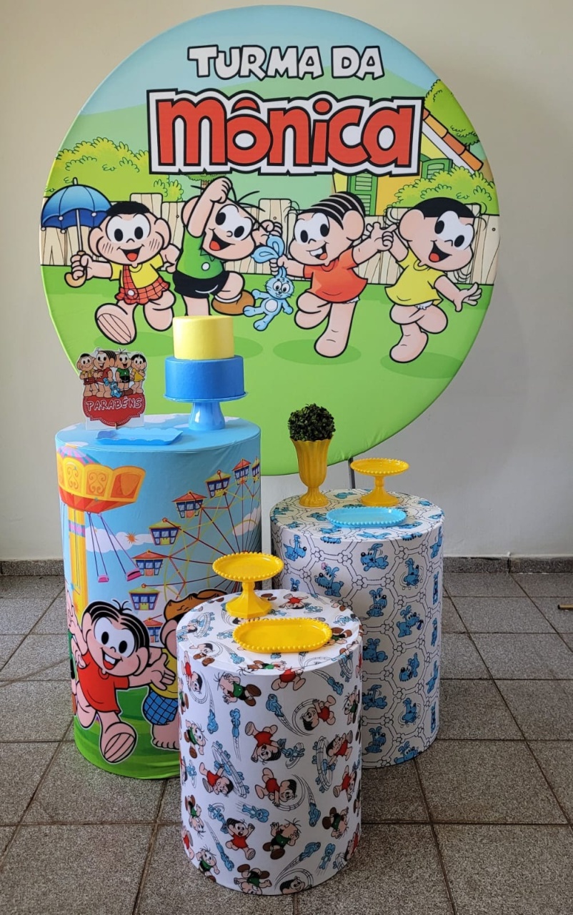 Turma da Mônica Kit Prata  - Ph Pegue e Monte