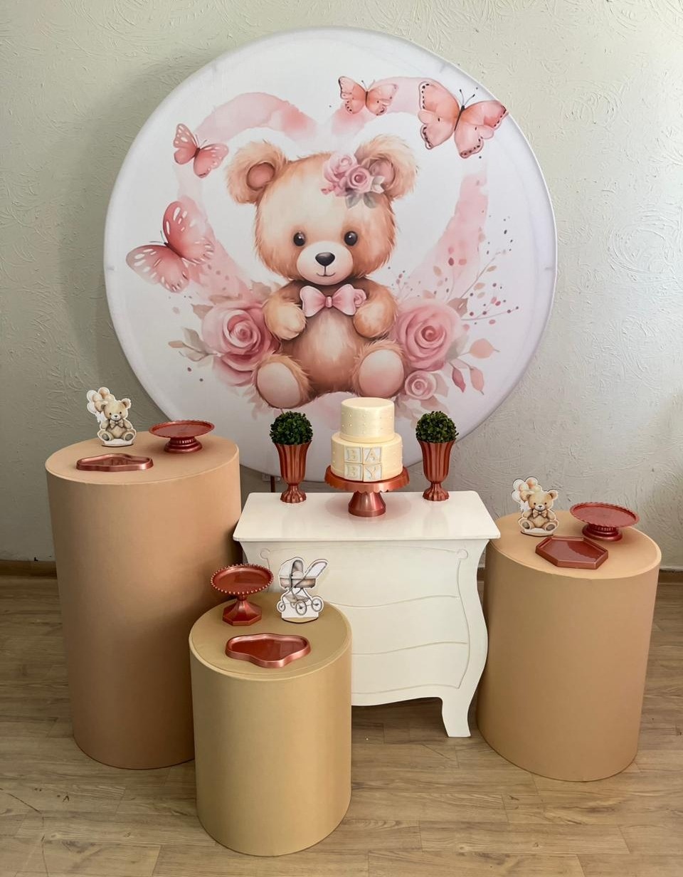 Ursinha Rose Kit Ouro - Ph Pegue e Monte