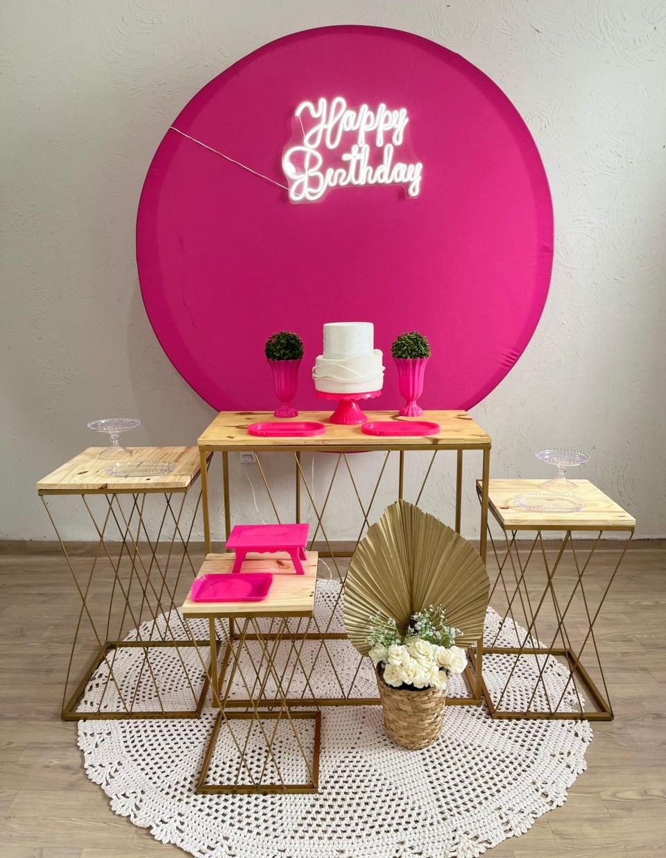 Decoração Pink 3 - Ph Pegue e Monte