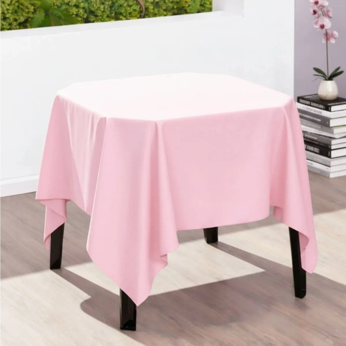 Toalha de Mesa Rosa Bebê 1,50M - Ph Pegue e Monte