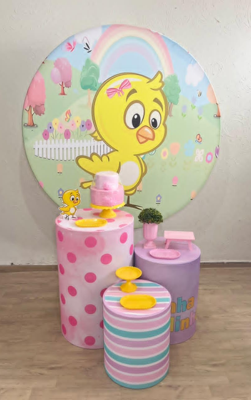 Pintinho Amarelinho (Galinha Pintadinha) Kit Prata - Ph Pegue e Monte