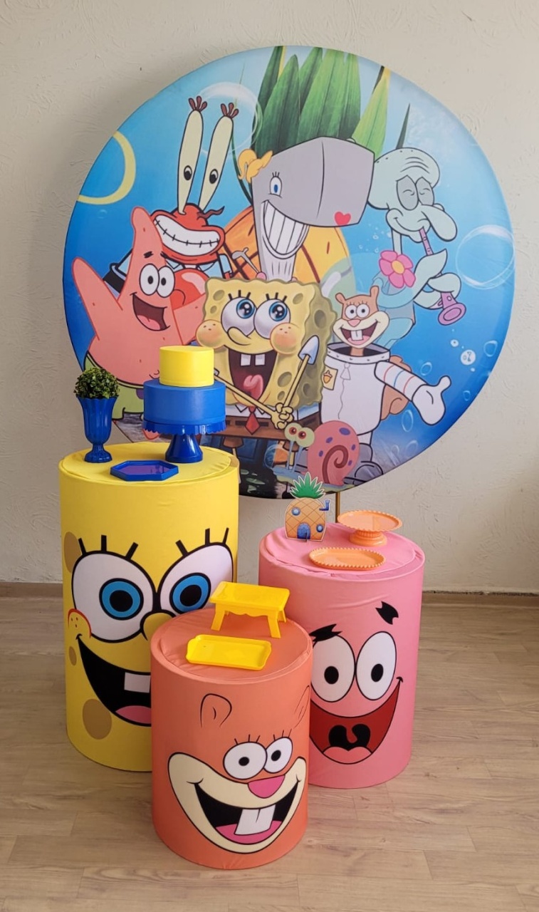 Bob Esponja Kit Prata - Ph Pegue e Monte