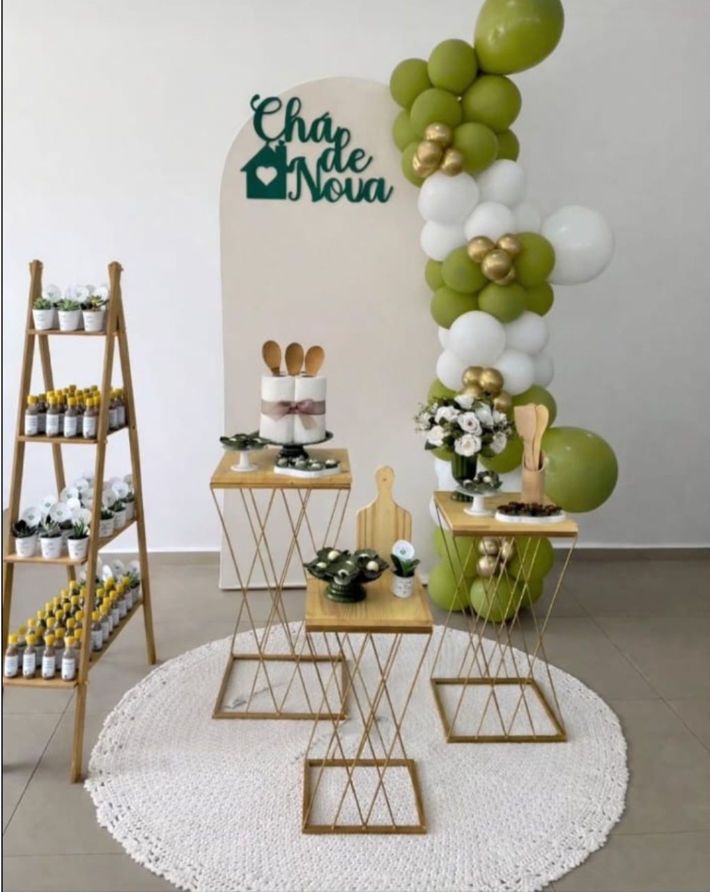 Kit Chá de Casa Nova Nude (Com Bexiga) - Ph Pegue e Monte