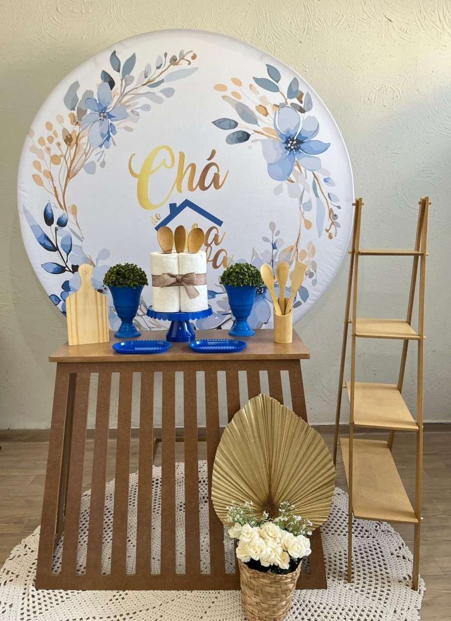 Decoração Chá de Casa Nova Azul3 - Ph Pegue e Monte
