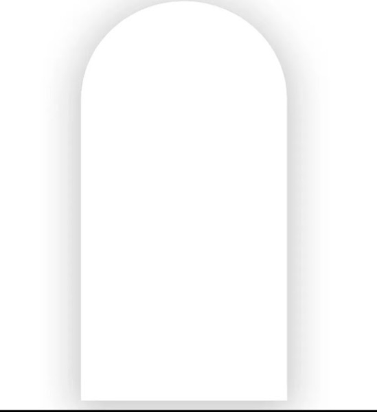 Capa Para Painel Romano Branca - Atelie  Flor Festas