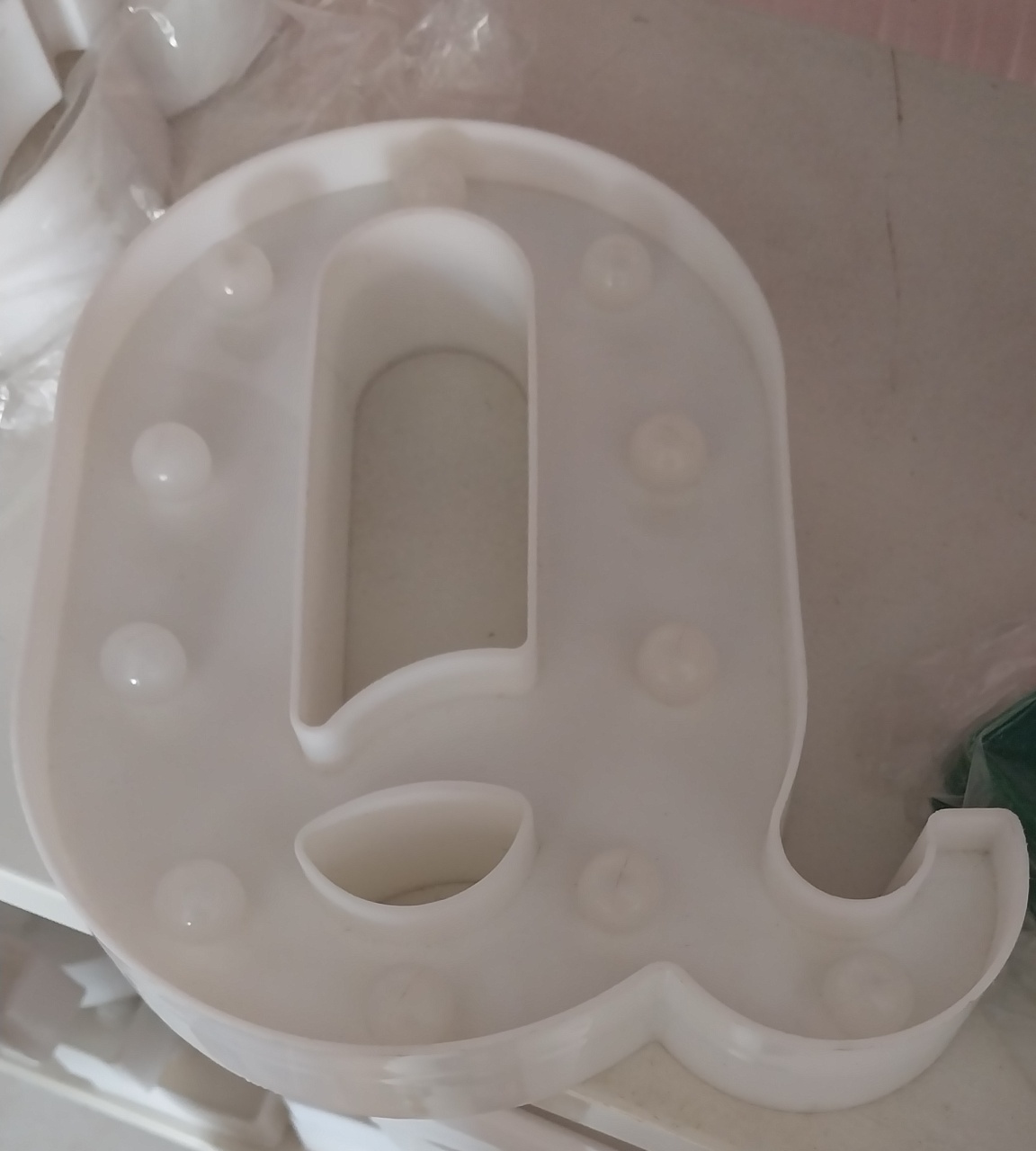 Letra de Led 22Cm  Q - Naiara Duarte Nunes
