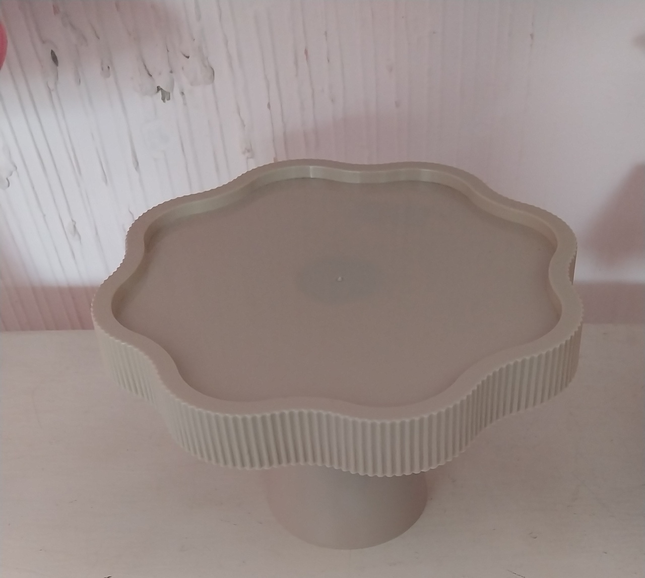 Bandeijas Plastica Creme - Atelie  Flor Festas