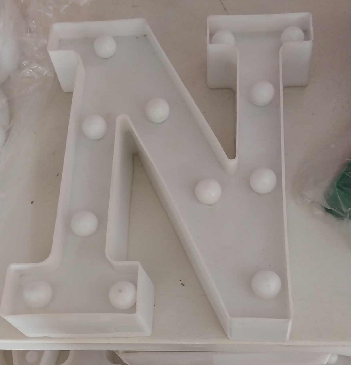 Letra de Led 22Cm N - Naiara Duarte Nunes