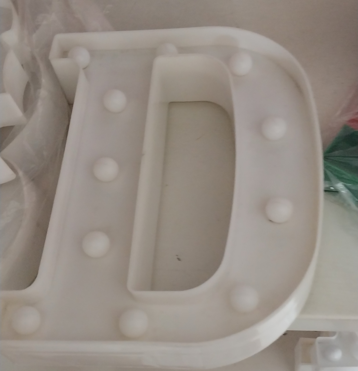 Letra  de Led 22Cm D - Naiara Duarte Nunes