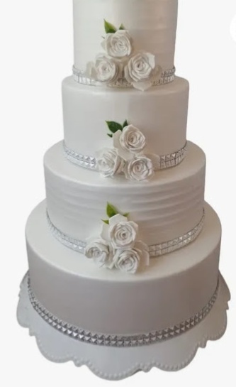Bolo Fek Para Casamento - Atelie  Flor Festas
