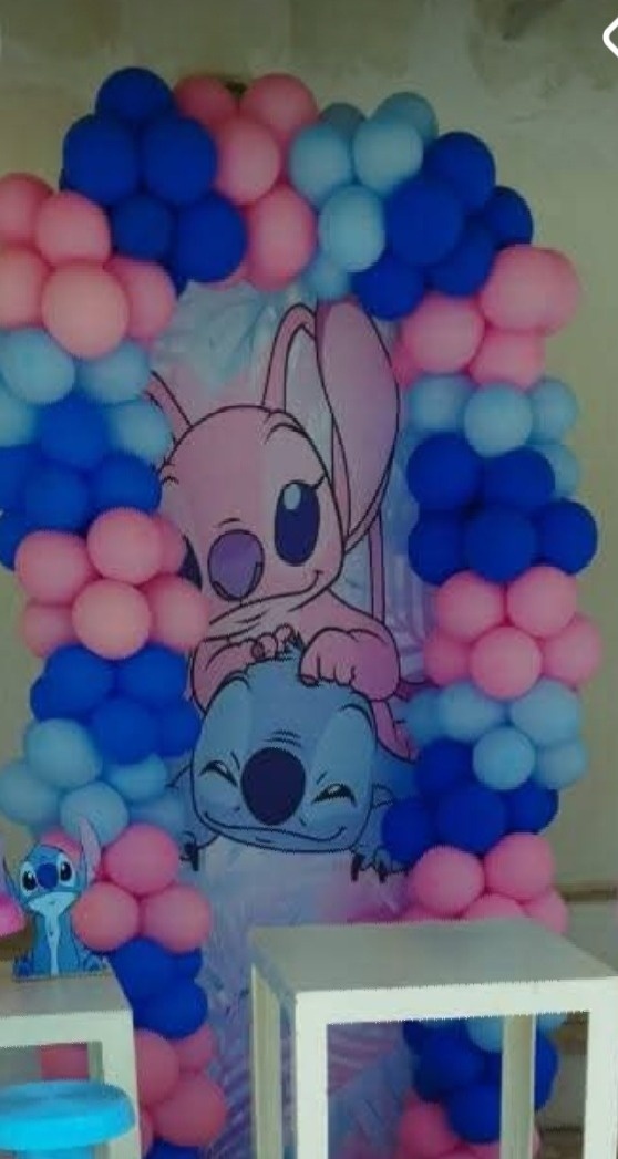 Painel Lilo Stich - Naiara Duarte Nunes
