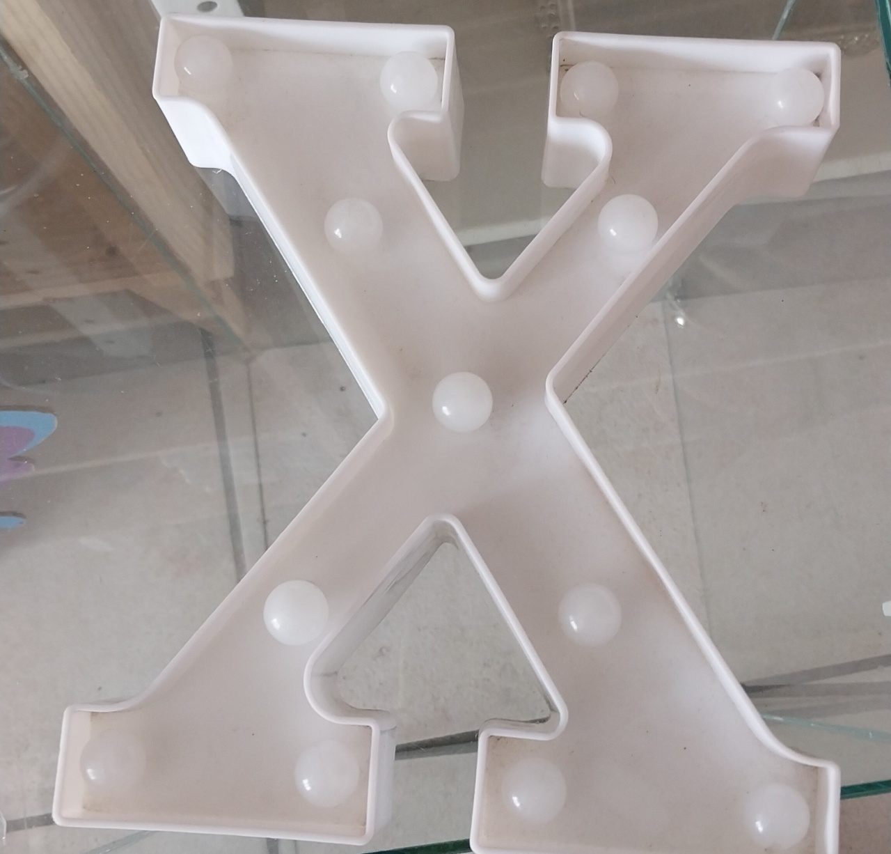 Letra de Led 22Cm X - Naiara Duarte Nunes