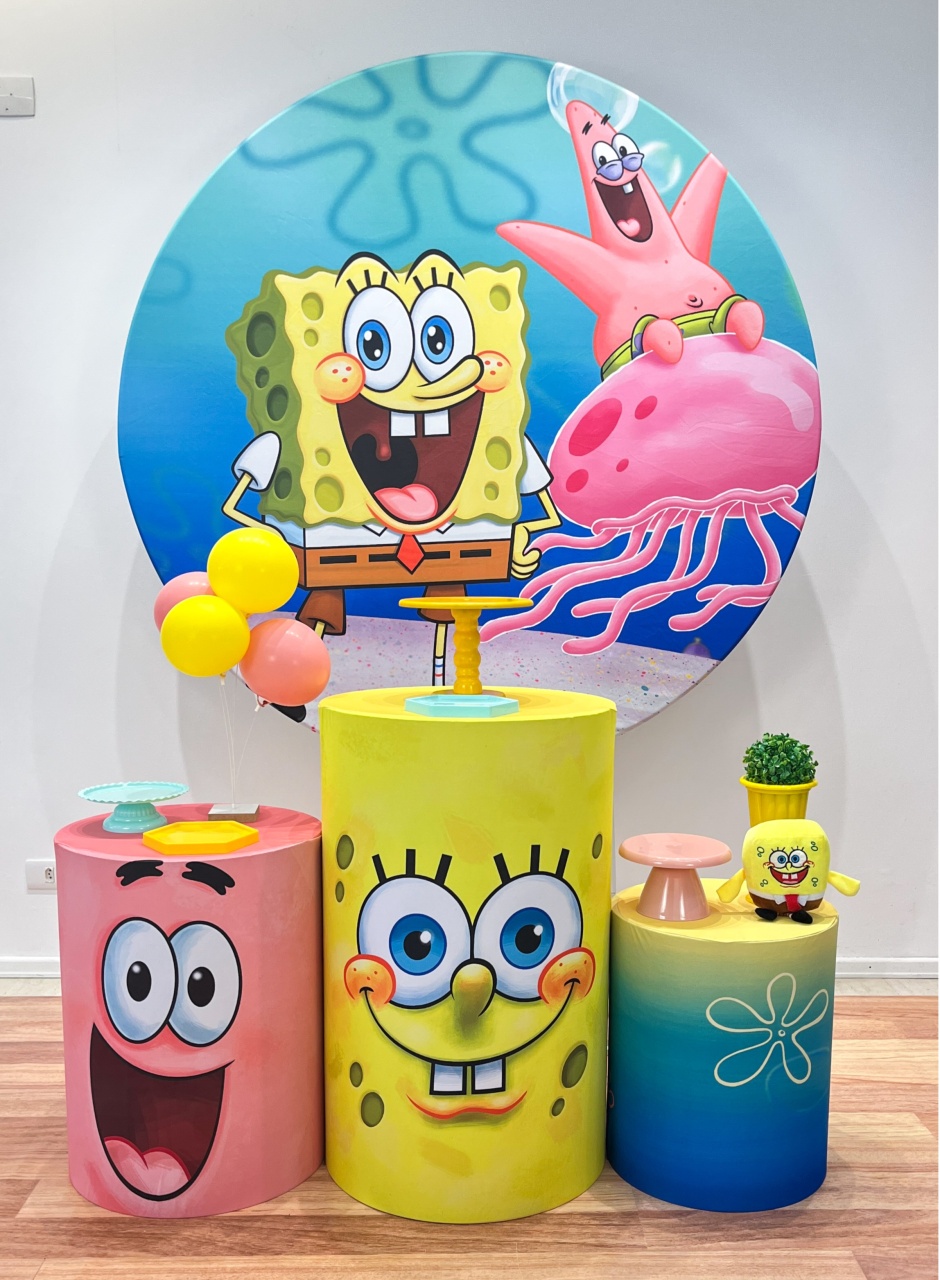 Bob Esponja - Kit Para Festejar - Monte e Feste 