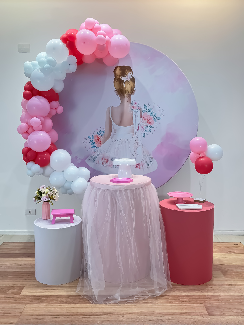 Bailarina - Kit Para Festejar Personalizado - Monte e Feste 